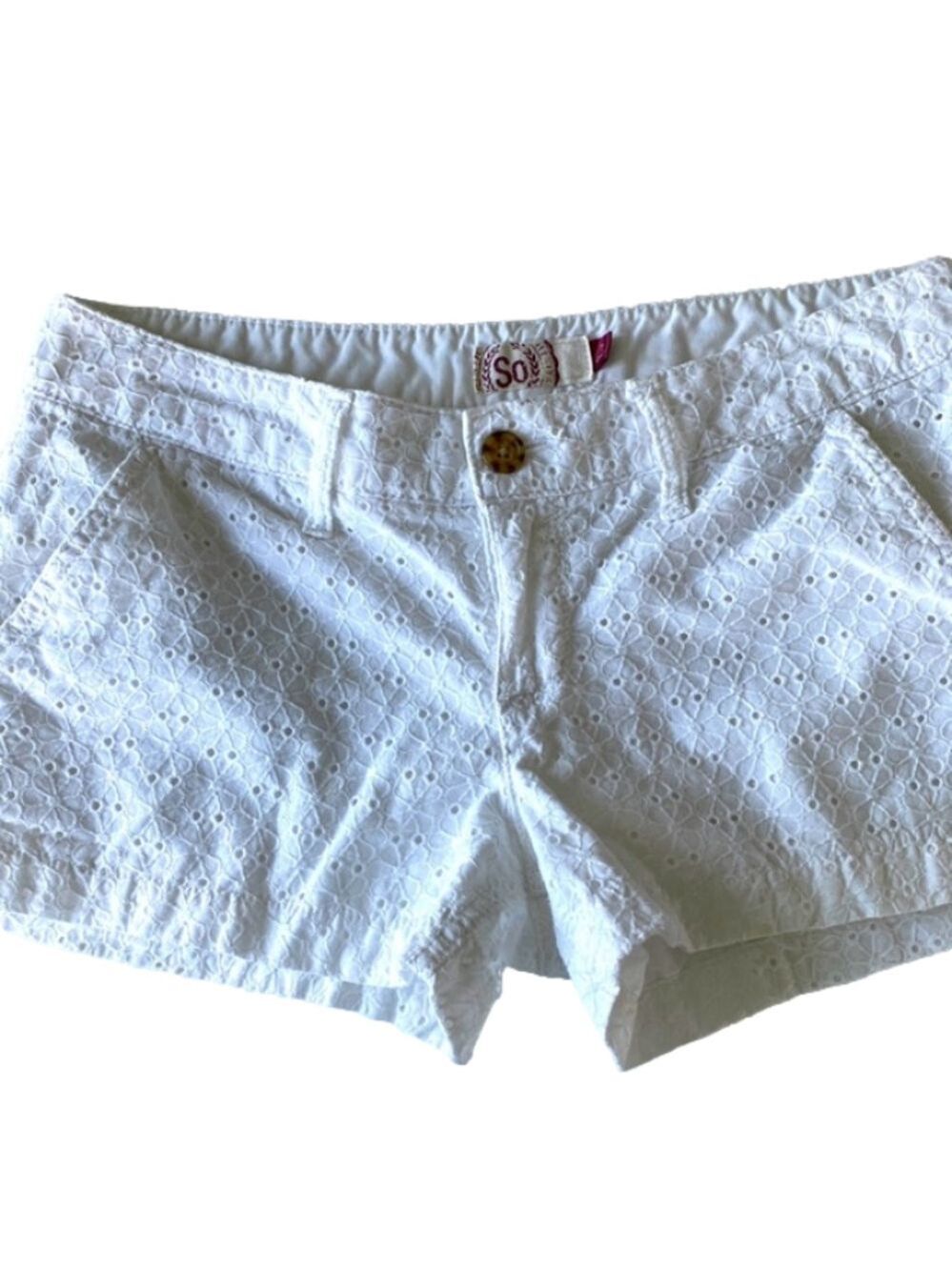 SO Shortie Shorts White Size 7